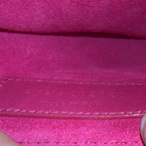 Authentic Saint Laurent Classic Y Ligne Clutch Hot Pink - Picture 10 of 11